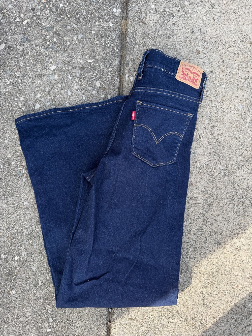 Levi's Women's Dark Blue Boot Cut Jeans